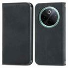 For vivo Y300 Pro Retro Skin Feel Magnetic Flip Leather Phone Case(Black) - 2