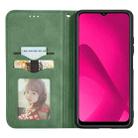 For vivo Y37 Retro Skin Feel Magnetic Flip Leather Phone Case(Green) - 3