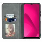 For vivo Y37 Pro Retro Skin Feel Magnetic Flip Leather Phone Case(Grey) - 3