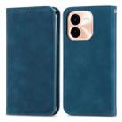 For vivo Y37 Pro Retro Skin Feel Magnetic Flip Leather Phone Case(Blue) - 2