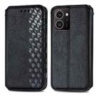 For HMD Skyline Cubic Grid Pressed Magnetic Leather Phone Case(Black) - 2