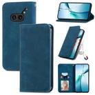 For Nothing Phone 2a Plus Retro Skin Feel Magnetic Flip Leather Phone Case(Blue) - 1