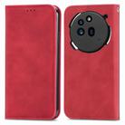 For Nothing Phone 3a Retro Skin Feel Magnetic Flip Leather Phone Case(Red) - 2