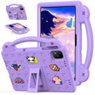 For Infinix Xpad 11 X1101 2024 Handle Kickstand Children EVA Shockproof Tablet Case(Light Purple) - 1