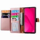 For Oukitel C53 Love Zipper Lanyard Leather Phone Case(Pink) - 3