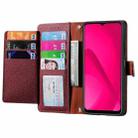 For Oukitel C53 Love Zipper Lanyard Leather Phone Case(Red) - 3