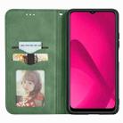 For Oukitel C53 Retro Skin Feel Magnetic Flip Leather Phone Case(Green) - 3