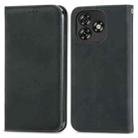 For Oukitel C53 Retro Skin Feel Magnetic Flip Leather Phone Case(Black) - 2