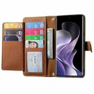 For TCL 50 Pro NxtPaper Love Zipper Lanyard Leather Phone Case(Brown) - 3