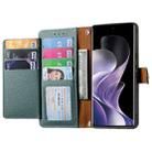 For TCL 50 Pro NxtPaper Love Zipper Lanyard Leather Phone Case(Green) - 3