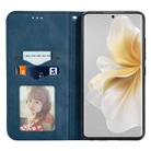 For TCL 50 Pro NxtPaper Retro Skin Feel Magnetic Flip Leather Phone Case(Blue) - 3