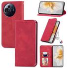 For TCL 50 Pro NxtPaper Retro Skin Feel Magnetic Flip Leather Phone Case(Red) - 1