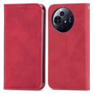 For TCL 50 Pro NxtPaper Retro Skin Feel Magnetic Flip Leather Phone Case(Red) - 2