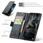 For Xiaomi 14T CaseMe 023 Butterfly Buckle Litchi Texture RFID Anti-theft Leather Phone Case(Black) - 2