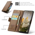 For Xiaomi 14T Pro CaseMe 023 Butterfly Buckle Litchi Texture RFID Anti-theft Leather Phone Case(Brown) - 2