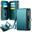 CaseMe-Me60 Multi-functional Anti-theft Swipe Passport Wallet(Green) - 1