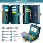 CaseMe-Me60 Multi-functional Anti-theft Swipe Passport Wallet(Green) - 3