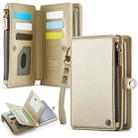 CaseMe-Me60 Multi-functional Anti-theft Swipe Passport Wallet(Gold) - 1