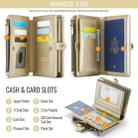 CaseMe-Me60 Multi-functional Anti-theft Swipe Passport Wallet(Gold) - 3