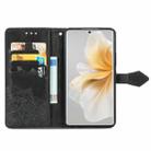 For TCL 50 5G Mandala Flower Embossed Leather Phone Case(Black) - 3