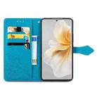 For TCL 50 Pro NxtPaper Mandala Flower Embossed Leather Phone Case(Blue) - 3