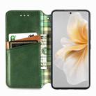 For TCL 50 Pro NxtPaper Cubic Grid Pressed Magnetic Leather Phone Case(Green) - 3