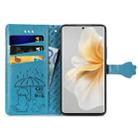 For TCL 50 5G Cat and Dog Embossed Leather Phone Case(Blue) - 3