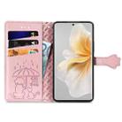 For TCL 50 Pro NxtPaper Cat and Dog Embossed Leather Phone Case(Rose Gold) - 3