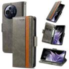 For TCL 50 Pro NxtPaper CaseNeo Splicing Dual Magnetic Buckle Leather Phone Case(Gray) - 1