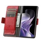 For TCL 50 Pro NxtPaper CaseNeo Splicing Dual Magnetic Buckle Leather Phone Case(Red) - 3