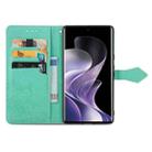 For Xiaomi Redmi Note 14 Pro 5G Mandala Flower Embossed Leather Phone Case(Green) - 3