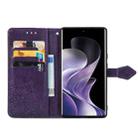 For Xiaomi Redmi Note 14 Pro+ 5G Mandala Flower Embossed Leather Phone Case(Purple) - 3