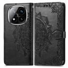 For Xiaomi Redmi Note 14 Pro+ 5G Mandala Flower Embossed Leather Phone Case(Black) - 2