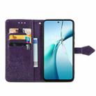 For Xiaomi 15 Mandala Flower Embossed Leather Phone Case(Purple) - 3