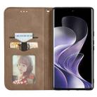 For Xiaomi Redmi Note 14 Pro+ 5G Retro Skin Feel Magnetic Flip Leather Phone Case(Brown) - 3