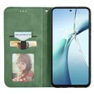 For Xiaomi 15 Retro Skin Feel Magnetic Flip Leather Phone Case(Green) - 3