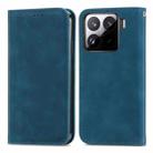 For Xiaomi 15 Retro Skin Feel Magnetic Flip Leather Phone Case(Blue) - 2