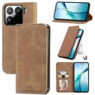 For Xiaomi 15 Retro Skin Feel Magnetic Flip Leather Phone Case(Brown) - 1