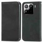 For Xiaomi 15 Retro Skin Feel Magnetic Flip Leather Phone Case(Black) - 2