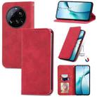 For Xiaomi 15 Ultra Retro Skin Feel Magnetic Flip Leather Phone Case(Red) - 1