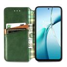 For Xiaomi 15 Cubic Grid Pressed Magnetic Leather Phone Case(Green) - 3