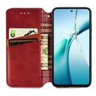 For Xiaomi 15 Cubic Grid Pressed Magnetic Leather Phone Case(Red) - 3