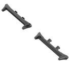 For Honor Watch 5 1 Pair 22mm Stainless Steel Metal Watch Band Connector(Black) - 2