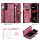 For Samsung Galaxy A16 5G CaseMe 008 Detachable Multifunctional Leather Phone Case(Wine Red) - 2