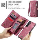 For Samsung Galaxy A16 5G CaseMe 008 Detachable Multifunctional Leather Phone Case(Wine Red) - 3