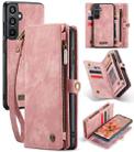 For Samsung Galaxy A16 5G CaseMe 008 Detachable Multifunctional Leather Phone Case(Pink) - 1