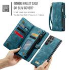 For Samsung Galaxy S25 Ultra 5G CaseMe 008 Detachable Multifunctional Leather Phone Case(Blue) - 3