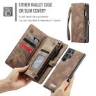 For Samsung Galaxy S25 Ultra 5G CaseMe 008 Detachable Multifunctional Leather Phone Case(Brown) - 3