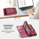For Samsung Galaxy S25 5G CaseMe 008 Detachable Multifunctional Leather Phone Case(Wine Red) - 3