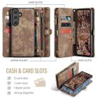For Samsung Galaxy S25 5G CaseMe 008 Detachable Multifunctional Leather Phone Case(Brown) - 2